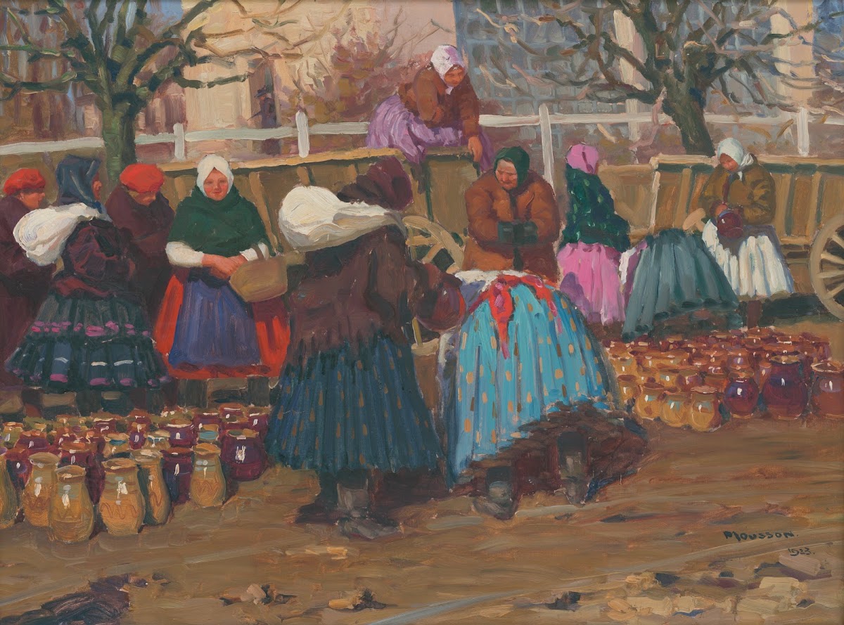 Trh s hrncami 1923
