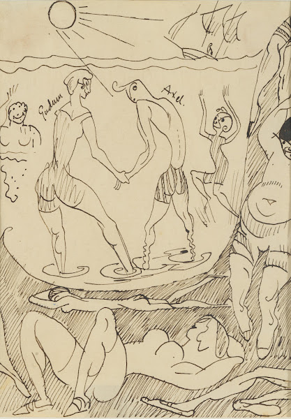 Bath Scene