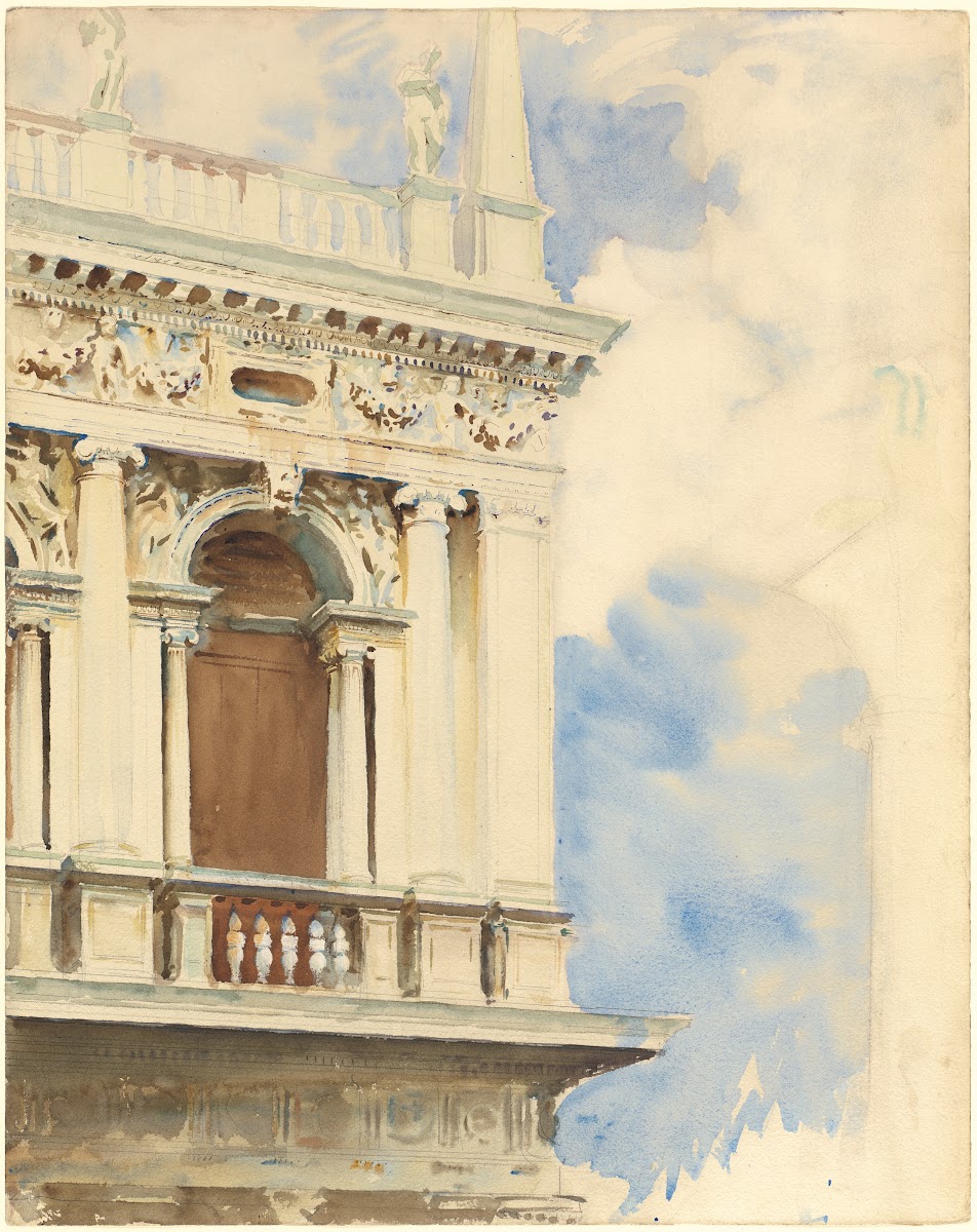 A Corner of the Library in Venice 1904 1907