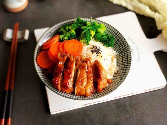 Gà Chiên Sốt Teriyaki