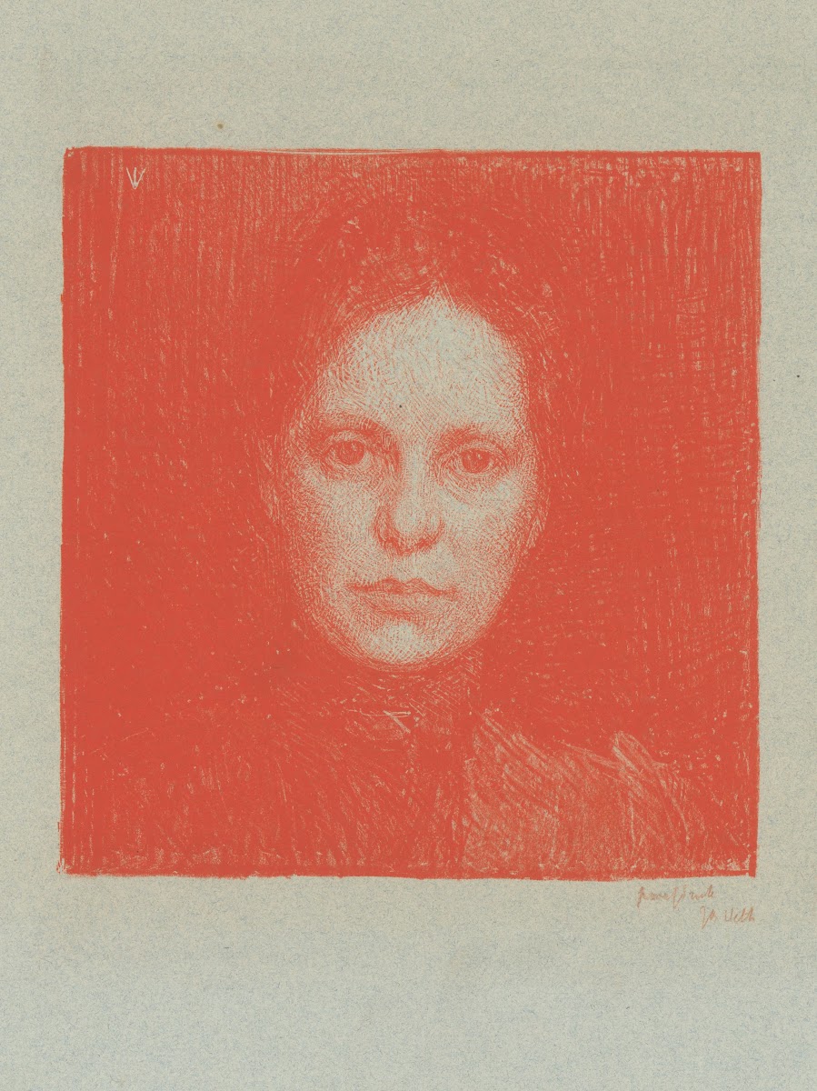 Portret van Jacoba des Amorie van der Hoeven 1891