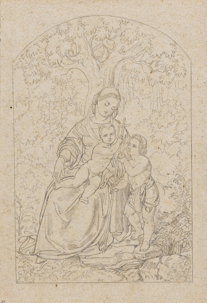 Maria mit Jesuskind und Johannesknaben