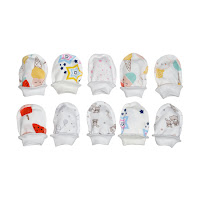 Царапки Twins для новонароджених трикотаж (0-3 міс) 10 пар мультиколір