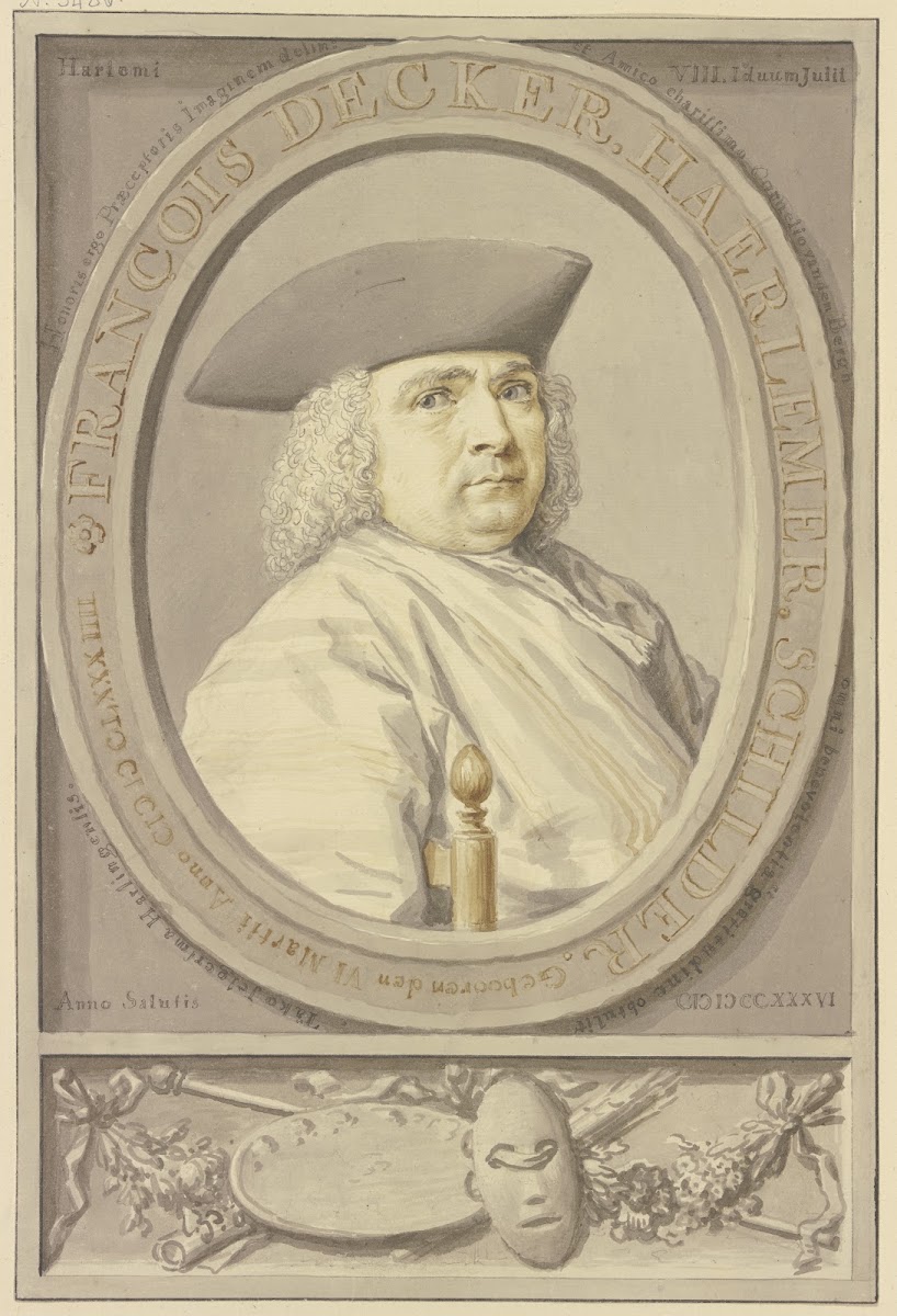 Brustbild des François Decker 1736