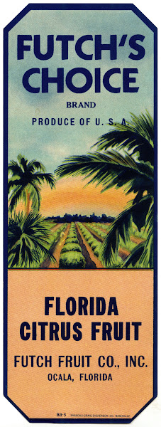 Futchs Choice Citrus Label 1930 1950