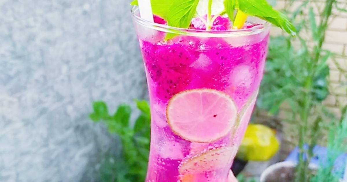 Soda thanh long đỏ