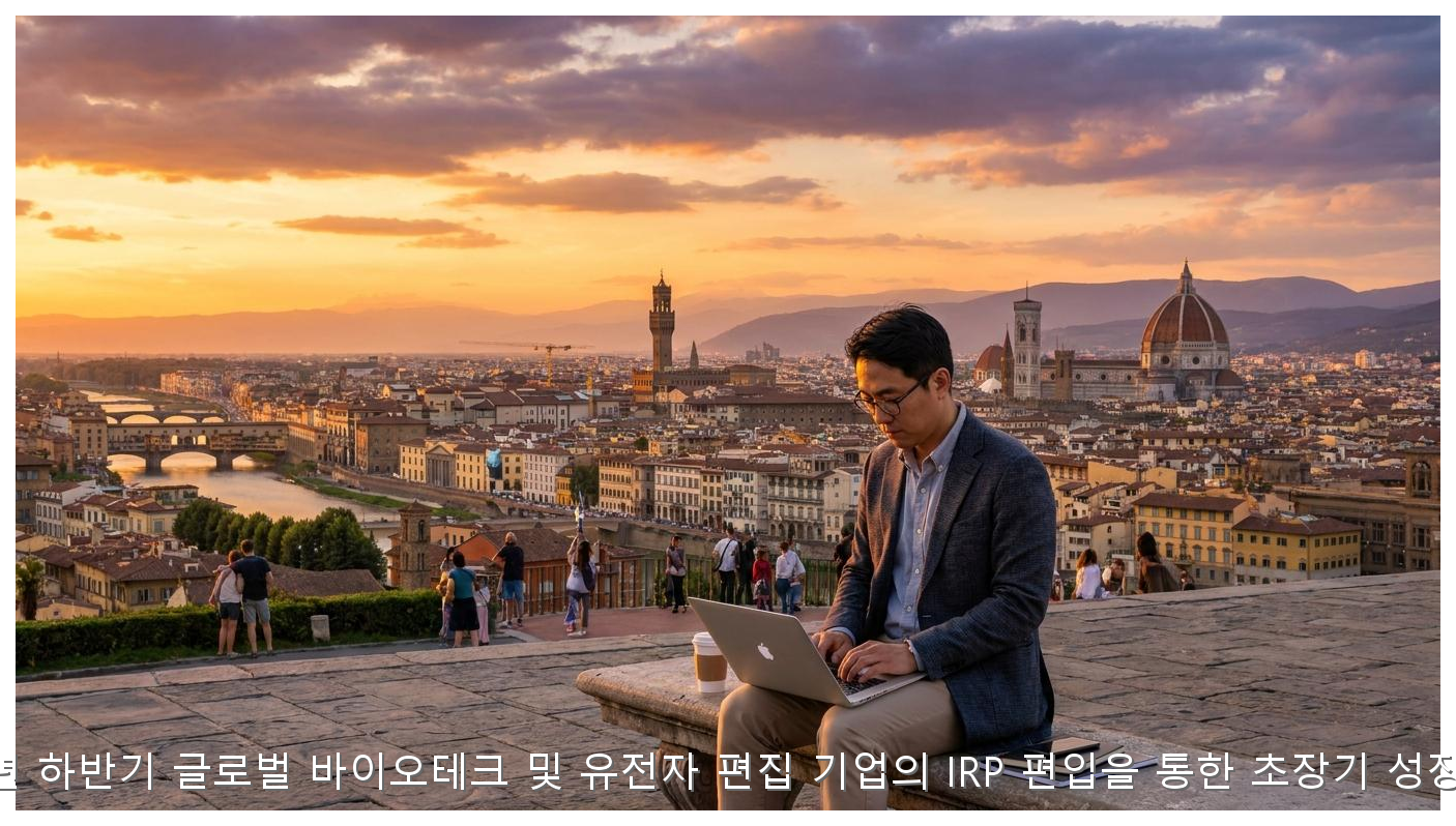 2026년 하반기 글로벌 바이오테크 및 유전자 편집 기업의 IRP 편입을 통한 초장기 성장 전략 핵심 안내 및 분석 인포그래픽 (7)