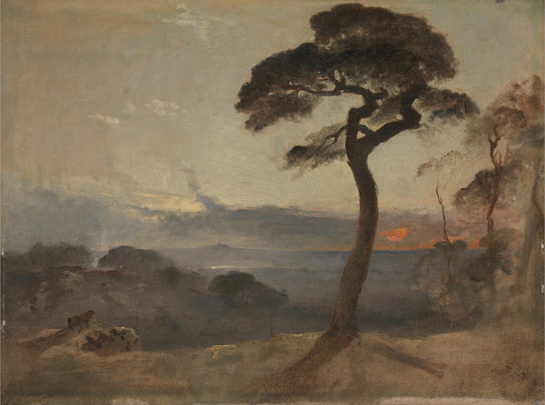 Hampstead Heath Sunset ca 1845