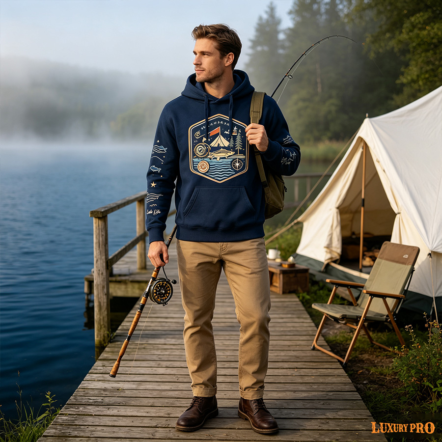 AOP Double‑Stitched MHN Adult Hoodie, 250g Japanese Fabric