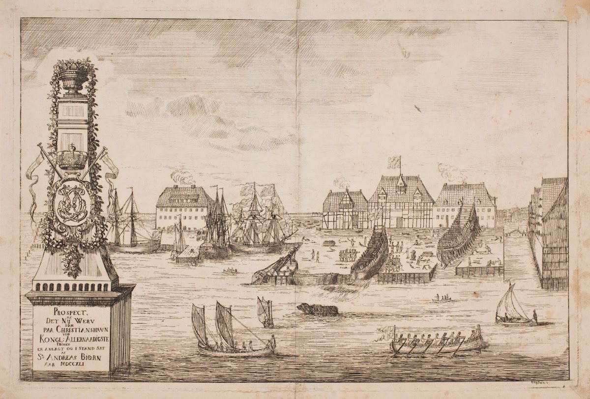 Det nye værft på Christianshavn 1743