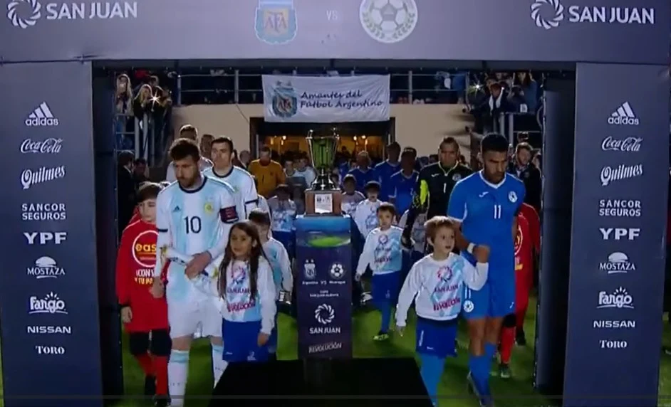 Nicaragua amuleto futbolistico amistosos internacionales