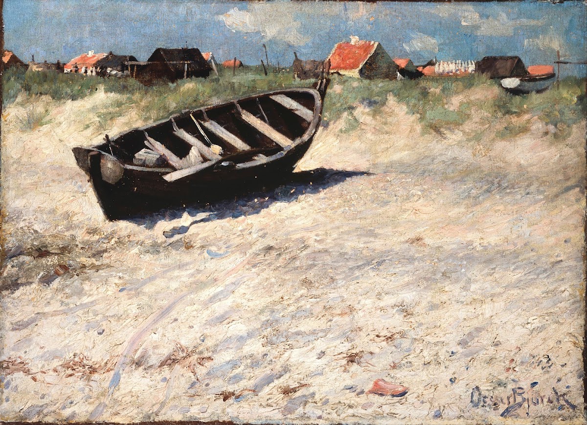Boat At Skagens South Beach 1884
