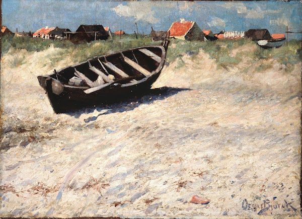 Boat At Skagens South Beach 1884