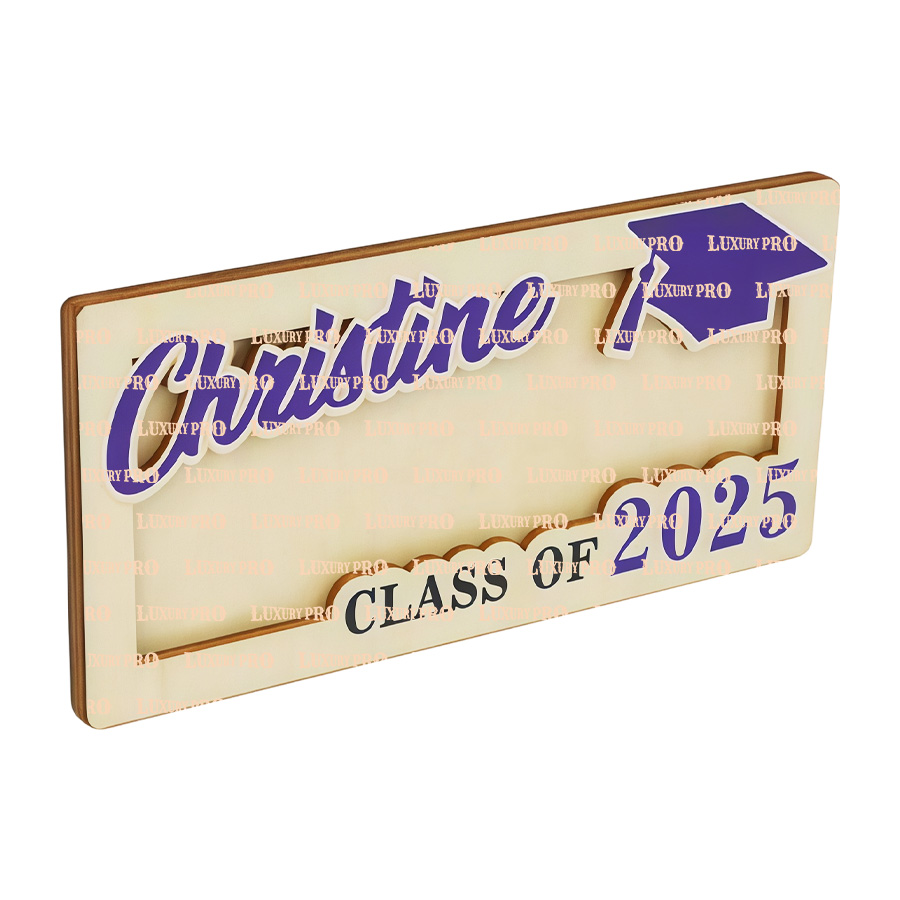 Wooden Graduation Season Wallet