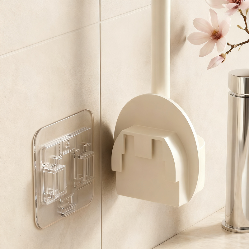 Wall holder for hair dryer, ABS, no drilling