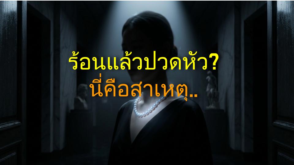 ร้อนแล้วปวดหัว? นี่คือสาเหตุที่แท้จริง (และวิธีหยุดมัน)