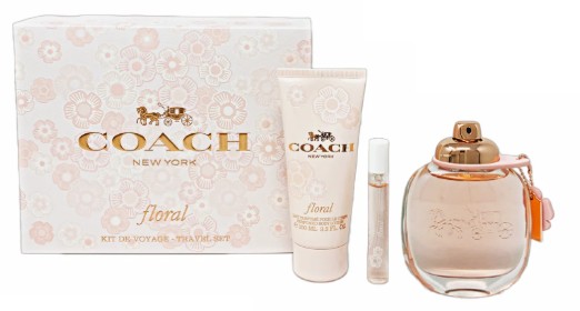 ESTUCHE COACH COACH FLORAL MUJER 3PZS 90ML EDP + 7.5ML EDP + CREMA