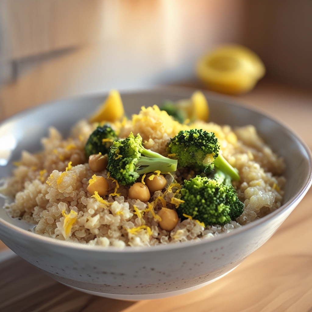 Zesty Lemon‑Tahini Power Quinoa Bowl