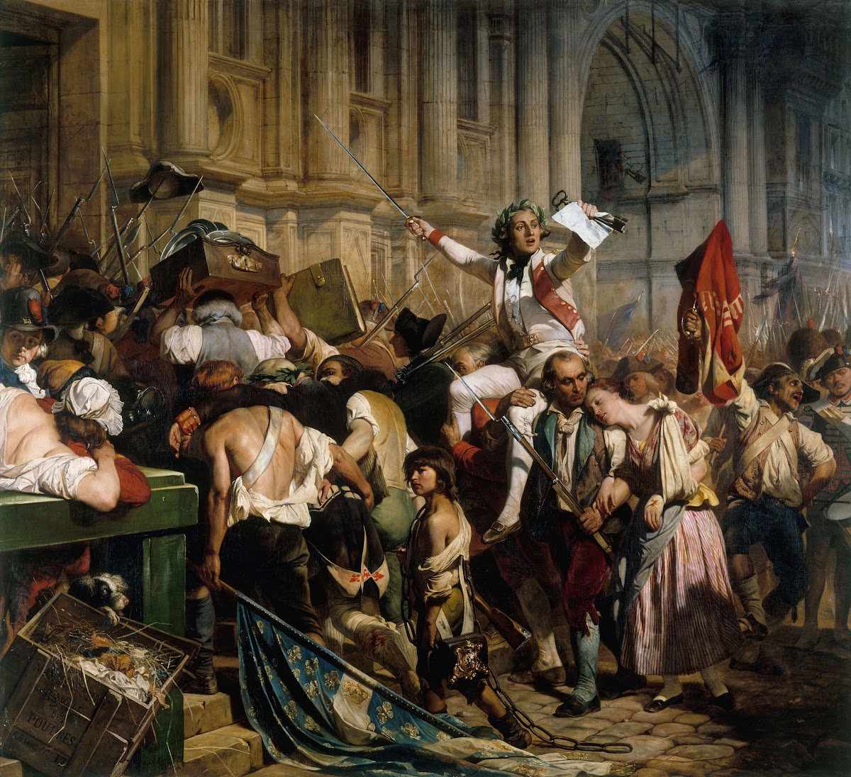 The Victors of the Bastille in Front of the Hôtel de Ville July 14 1789 1830 183