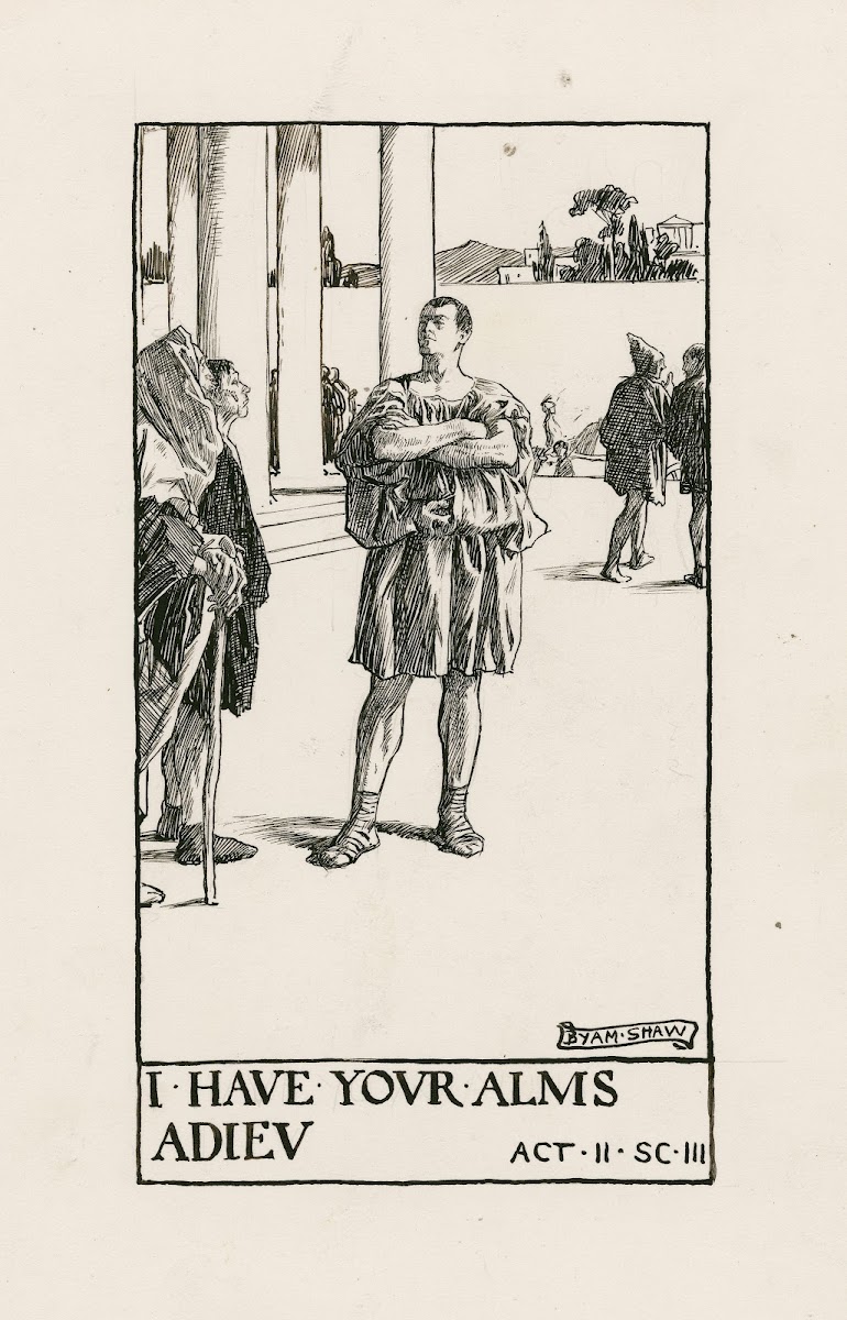 Coriolanus I have you alms adieu Act II Scene III 1900