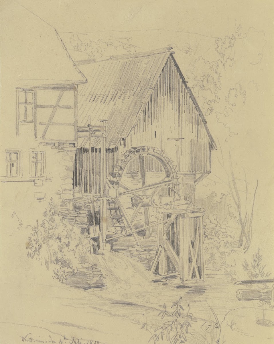 Mill in Wertheim 1839
