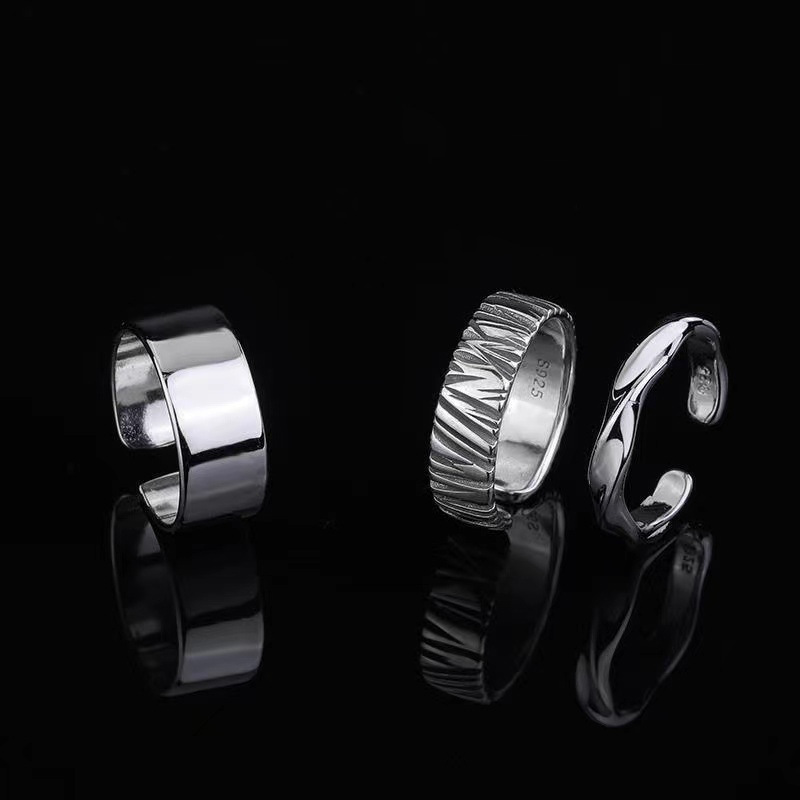 Offener Ring, verstellbar, Zinklegierung