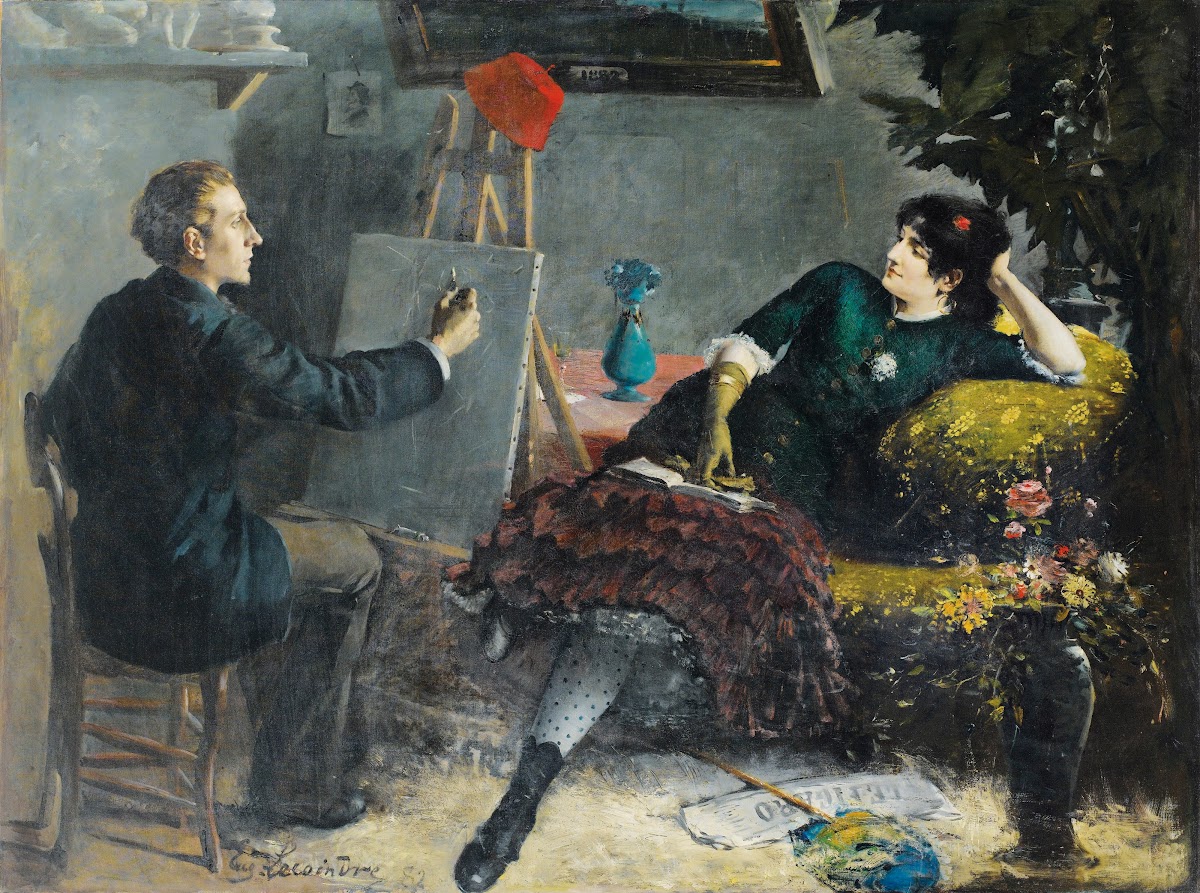 Posing For The Artist 1882