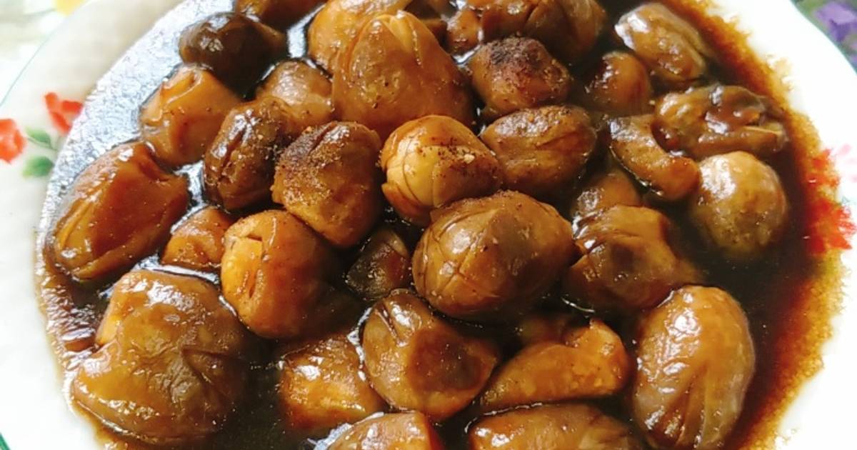 Nấm rơm kho nước tương