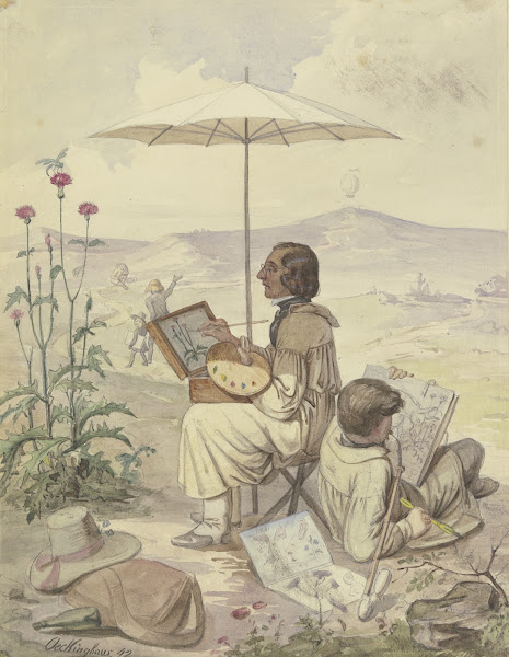 Die Maler Im Freien Bei Der Arbeit 1842