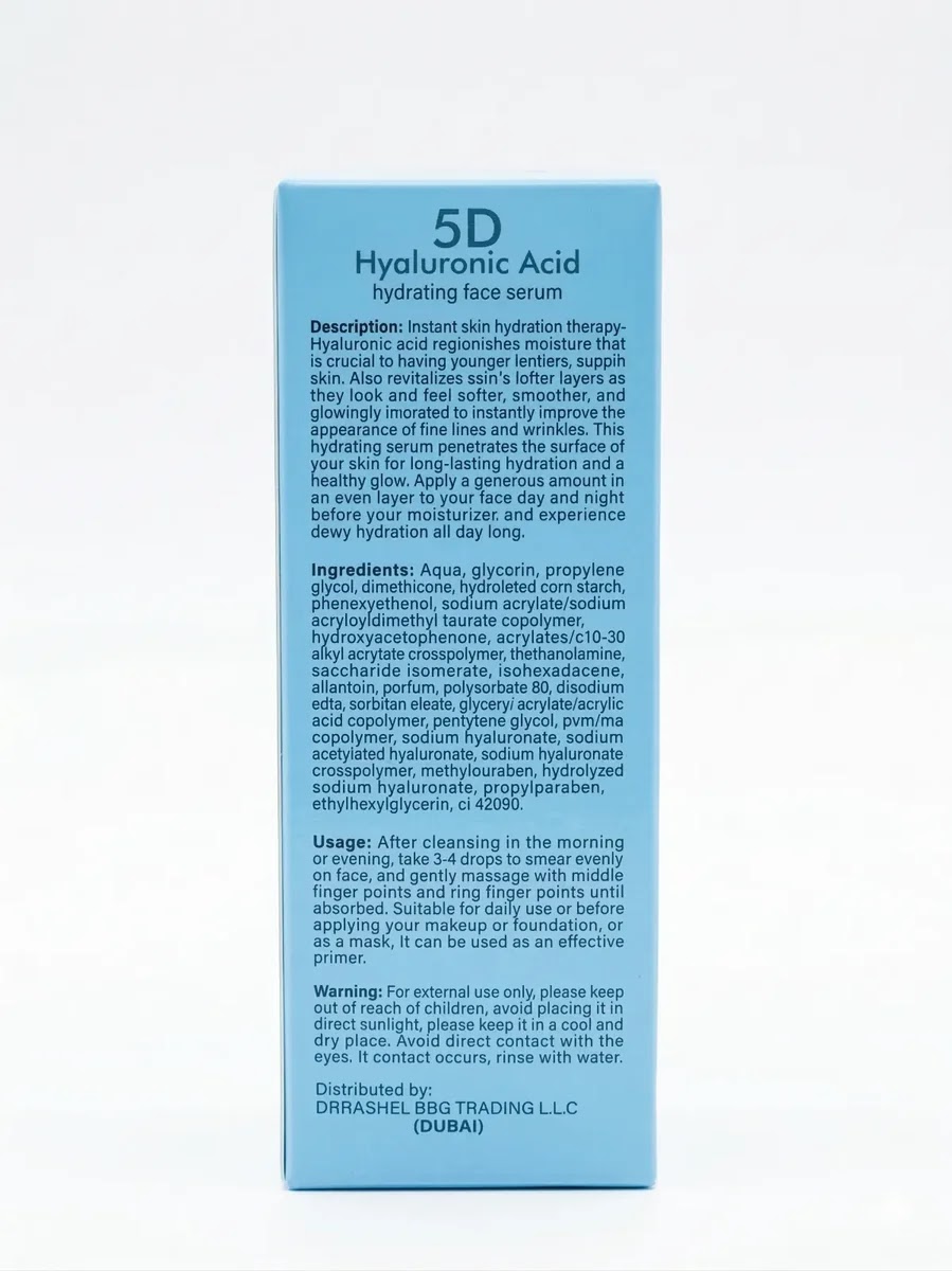 Estelin 5D Hyaluronic Acid Hydrating Face Serum