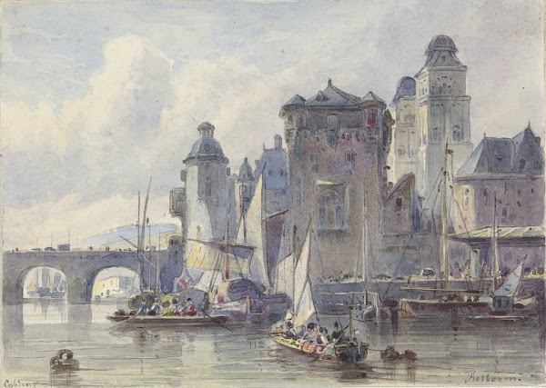 Gezicht te Koblenz 1827   1891