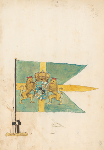 Flag of Sweden 1667 1670