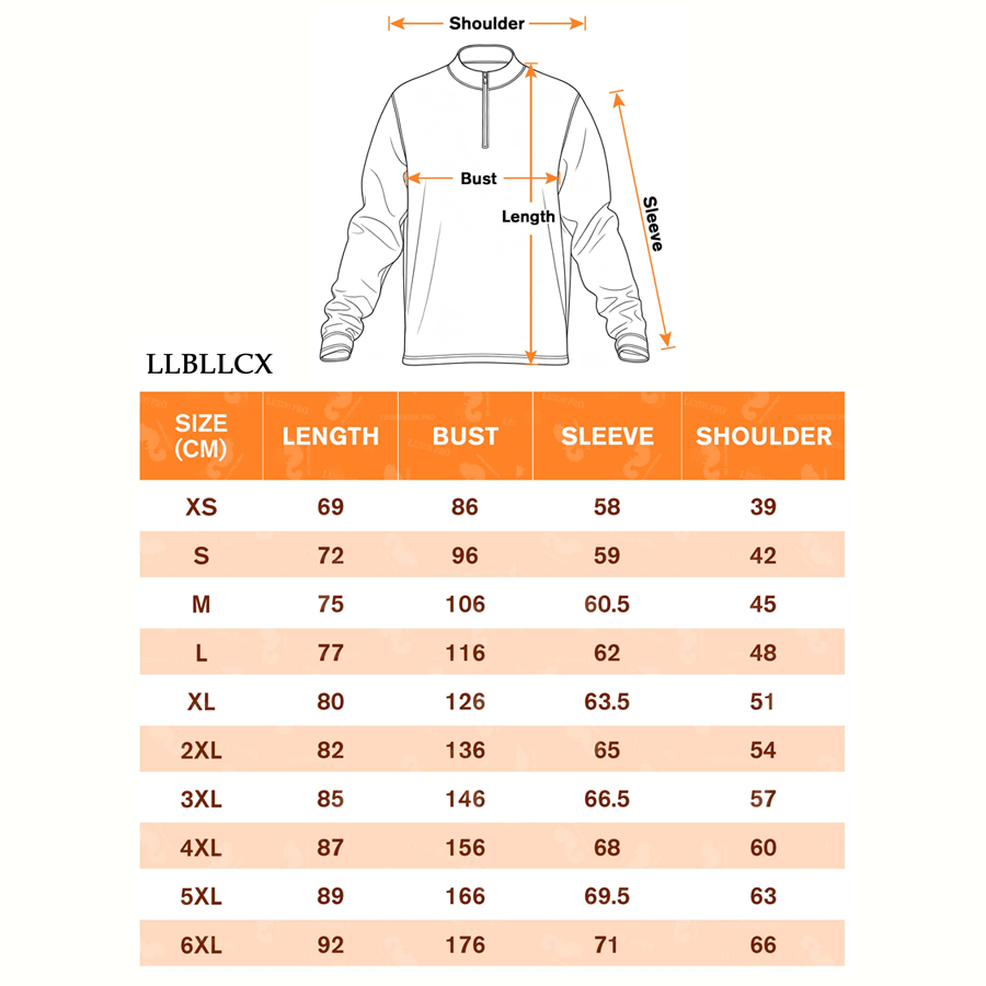 AOP Stand collar half zip long sleeves