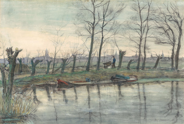 Amsterdam Skyline Viewed from the West 18941904