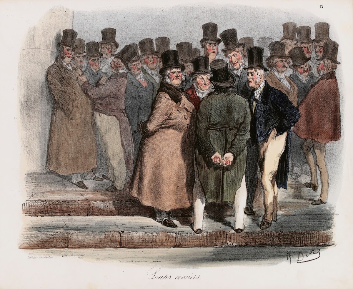 La ménagerie parisienne Premier tirage Pl13 1854