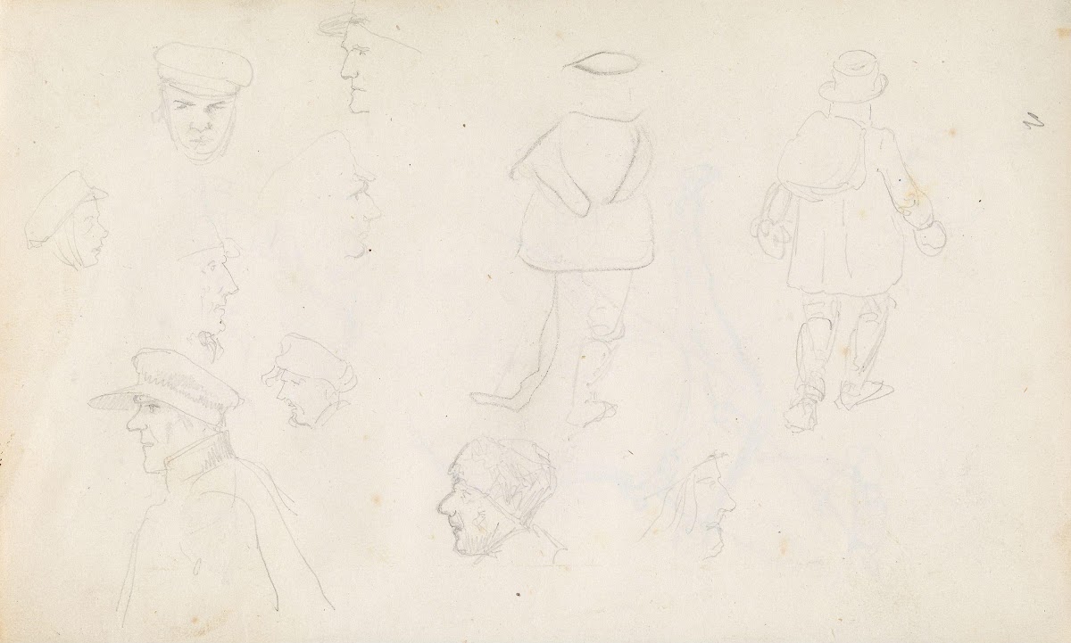 Figure studies Between 1844 and 1854