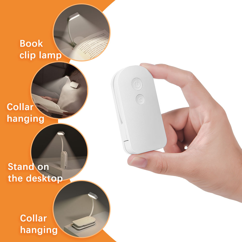 Mini LED Clip Reading Light for Students