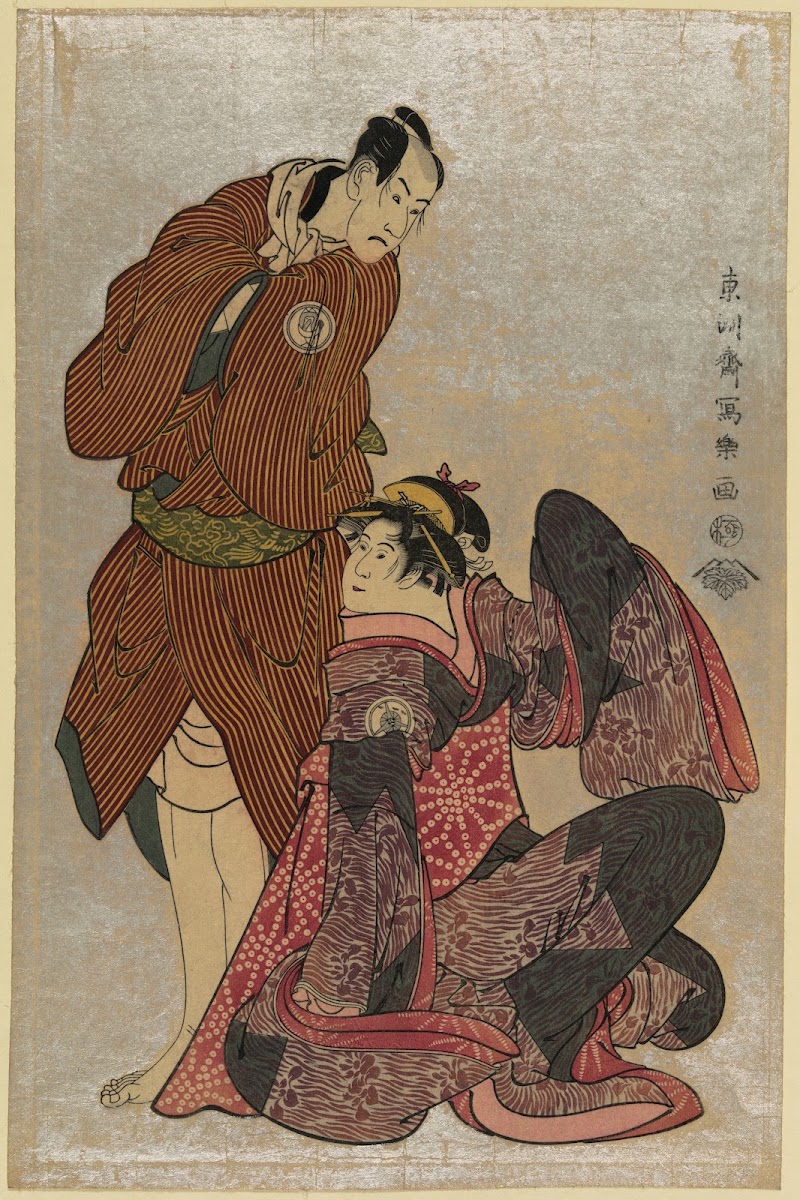 Sandiaime bandō hikosaburō no obiya chōmemon to yodaime iwai hanshirō no shinano