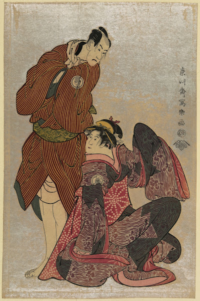 Sandiaime bandō hikosaburō no obiya chōmemon to yodaime iwai hanshirō no shinano