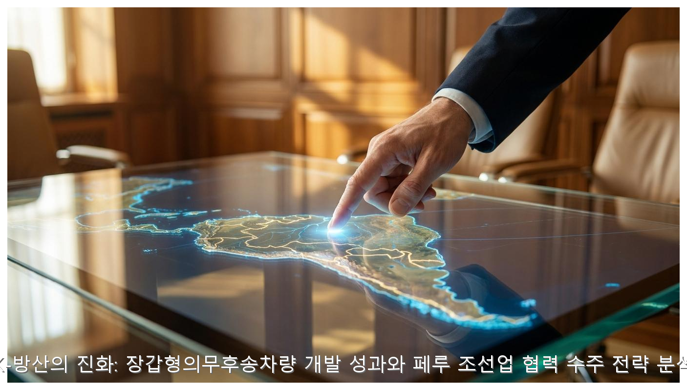 K-방산 페루 7조 수주와 현대로템 의무후송차 개발 전략 분석 핵심 안내 및 분석 인포그래픽 (3)