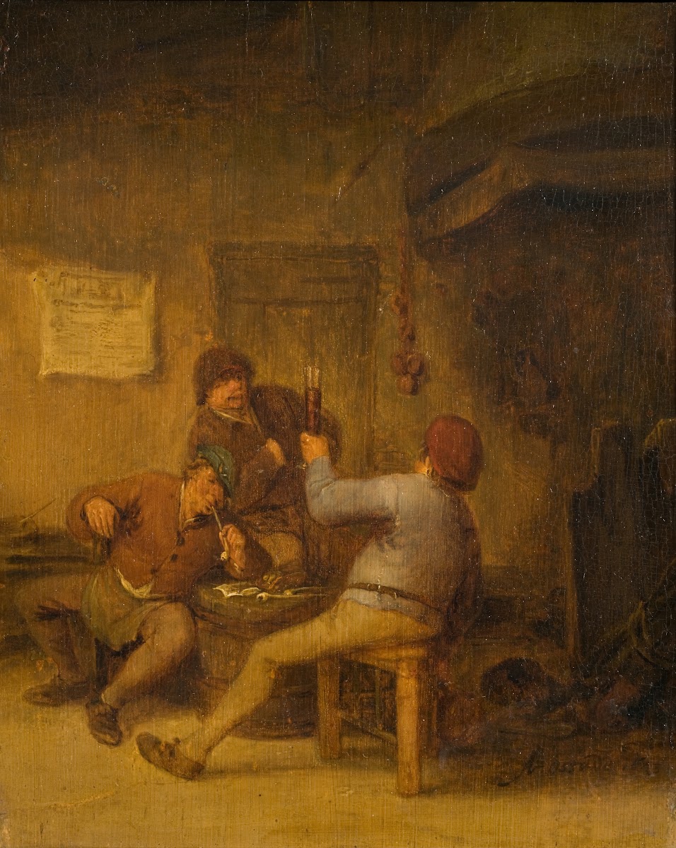 Peasants Drinking and Smoking 1643