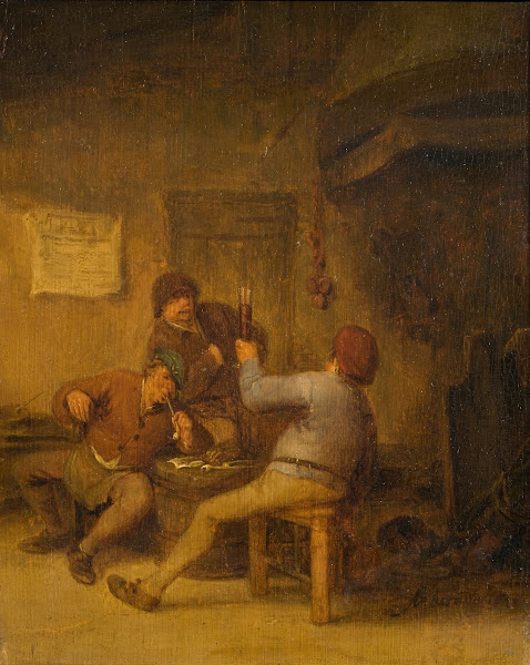 Peasants Drinking and Smoking 1643