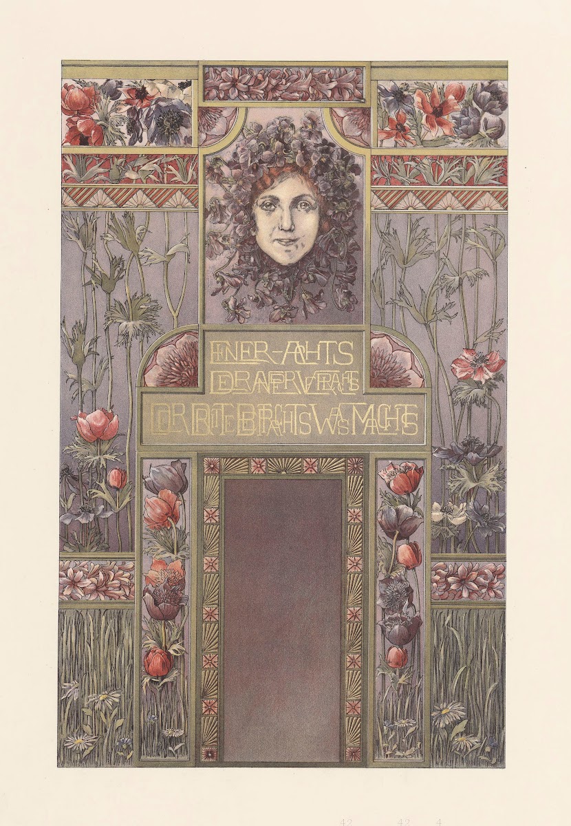 Naturalistische Decorationsmalereien Pl1 1903