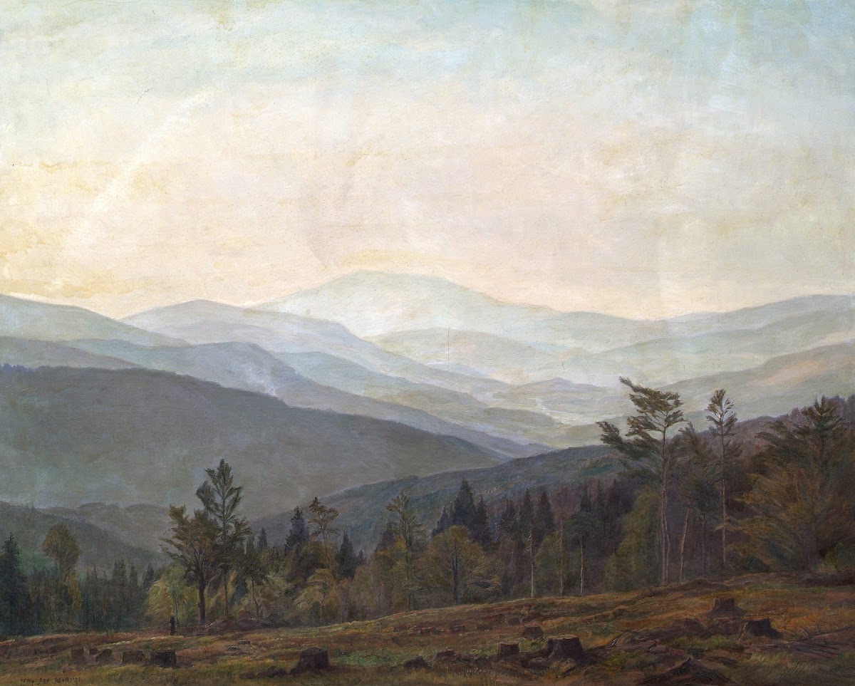 Bayrische Landschaft Bayrischer Wald 1939