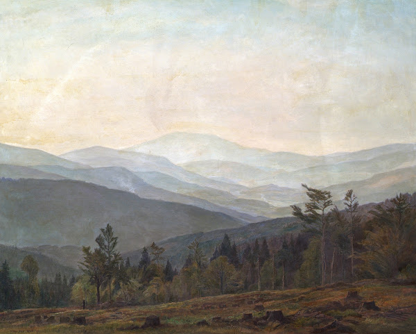 Bayrische Landschaft Bayrischer Wald 1939