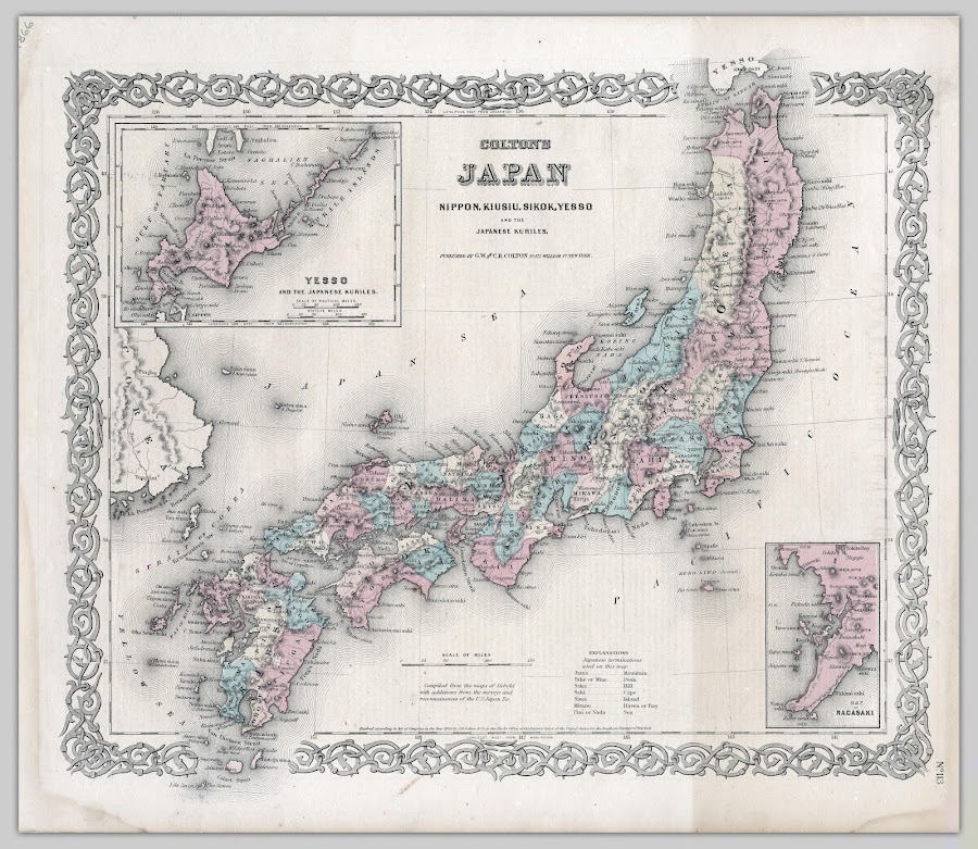 1855; [安政 (Ansei) 2]_Colton's Japan