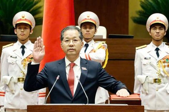 Chánh án Tòa án nhân dân tối cao Nguyễn Văn Quảng tuyên thệ nhậm chức - Báo Người Lao Động