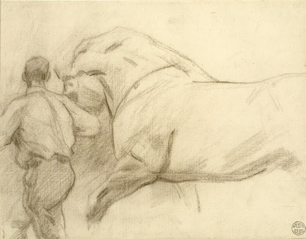 Man and Horse 19th century