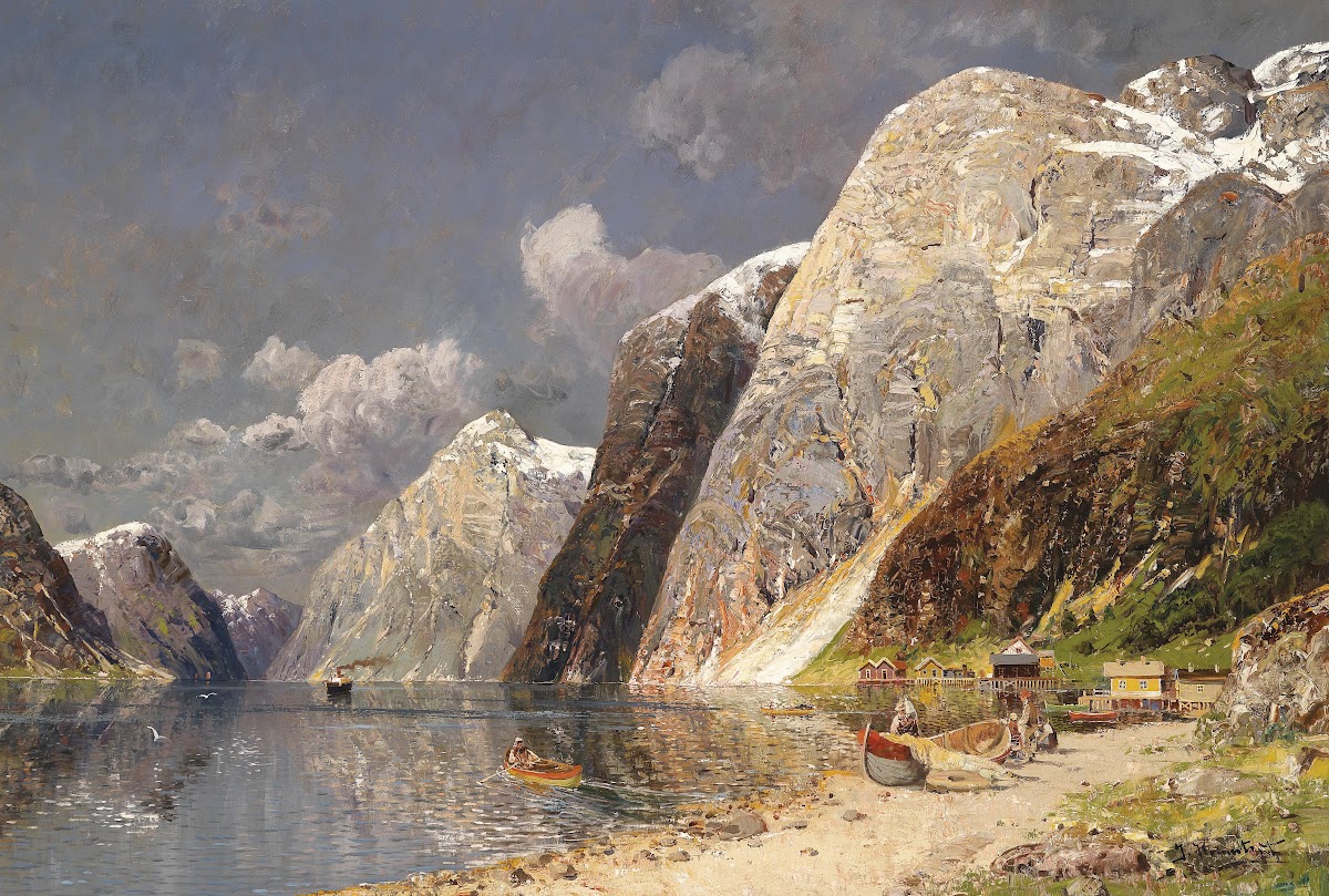 Grosse Fjordlandschaft