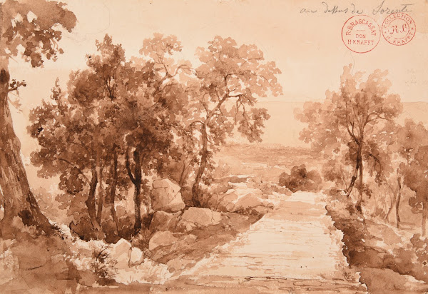 Route à travers bois